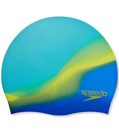Speedo_Junior_Multi_Color_Silicone_Chlorine_Resistant_Blue_White_Swimming_Caps_Full_InstaSport