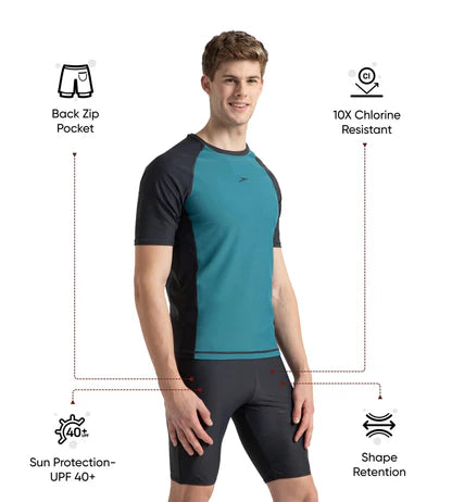 Speedo_Mens_EnduraFlex_Short_Sleeve_Swimming_Suntop_Info_InstaSport