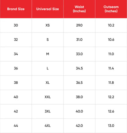 Speedo_Mens_Endurance_Essential_Splice_Swimming_AquaShorts_Size_Chart_InstaSport