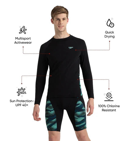 Speedo_Mens_Endurance_Long_Sleeve_Splice_Print_Swimming_Rashtop_Info_InstaSport