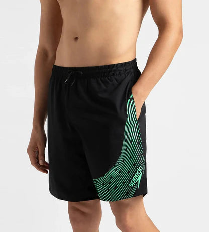 Speedo_Mens_Xpress_Lite_Essential_Medley_Logo_Printed_Swimming_Green_WaterShorts_Main_InstaSport