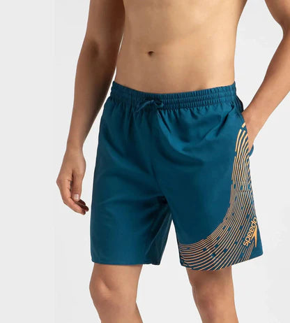 Speedo_Mens_Xpress_Lite_Essential_Medley_Logo_Printed_Swimming_Teal_WaterShorts_Main_InstaSport
