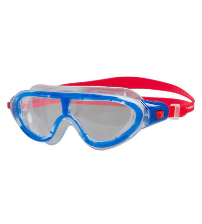 Speedo_Rift_Junior_Clear_Lens_Swimming_Goggles_Lava_Red_Blue_Clear_Full_InstaSport