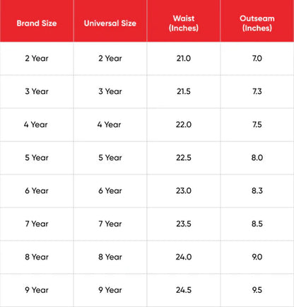 Speedo_Tots_Recycled_Endura_Brite_Digital_Print_AquaShorts_Size_Chart_InstaSport