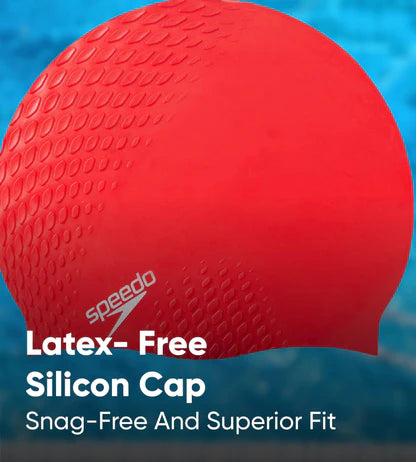 Speedo Unisex Bubble Active+ Adult Swimming Cap