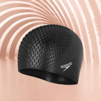 Speedo Unisex Bubble Active+ Adult Swimming Cap