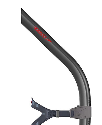 Speedo_Unisex_Bullet_Head_Centre_Snorkle_Black_Smoke_Comfortable_Side_InstaSport