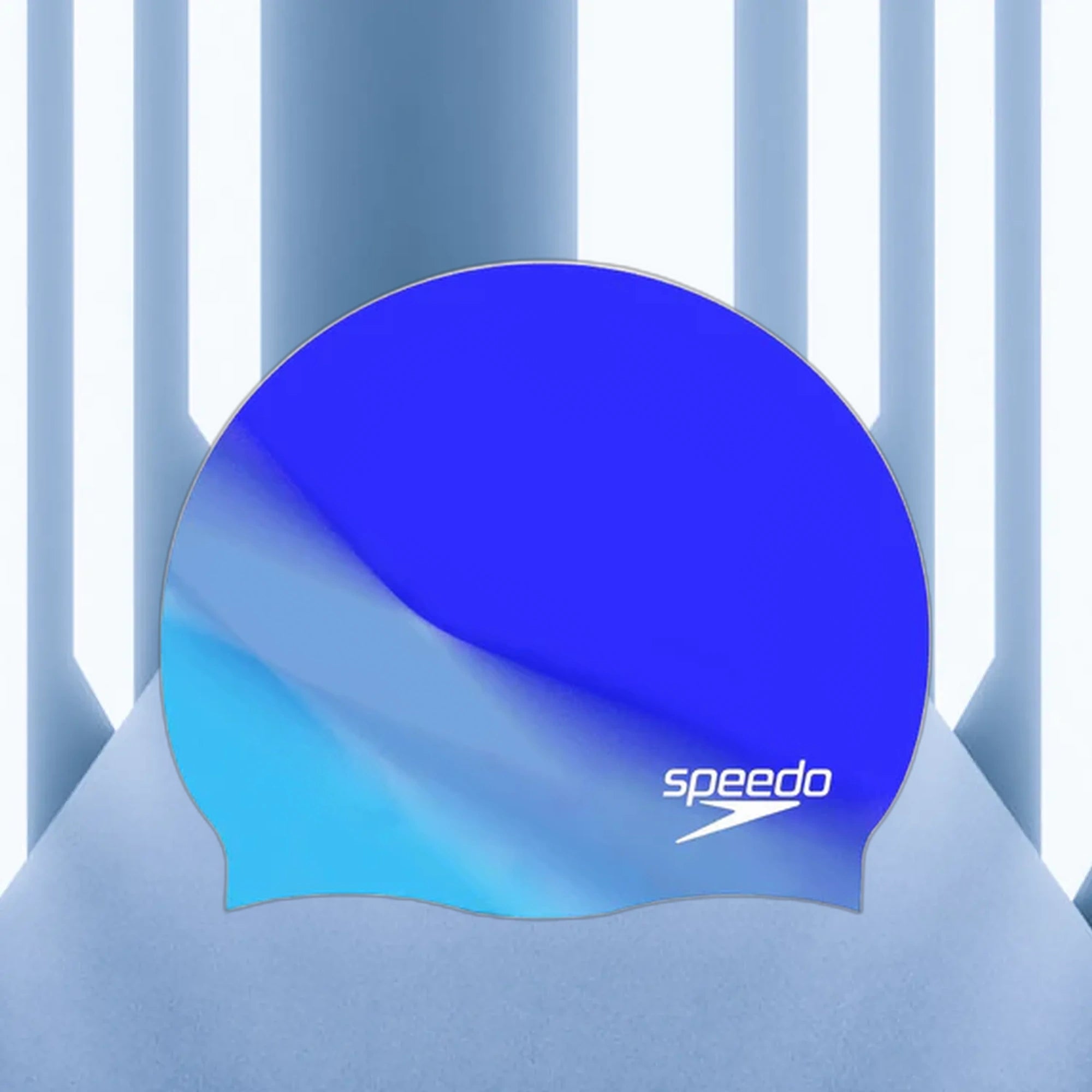 Speedo_Unisex_Chlorine_Resistance_Silicone_Adult_Swimming_Cap_Blue_Main_InstaSport