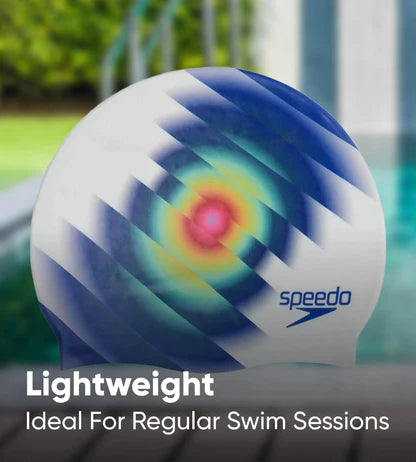 Speedo_Unisex_Digital_Printed_Adult_Swimming_Cap_white_Blue_Assorted_Light_InstaSport