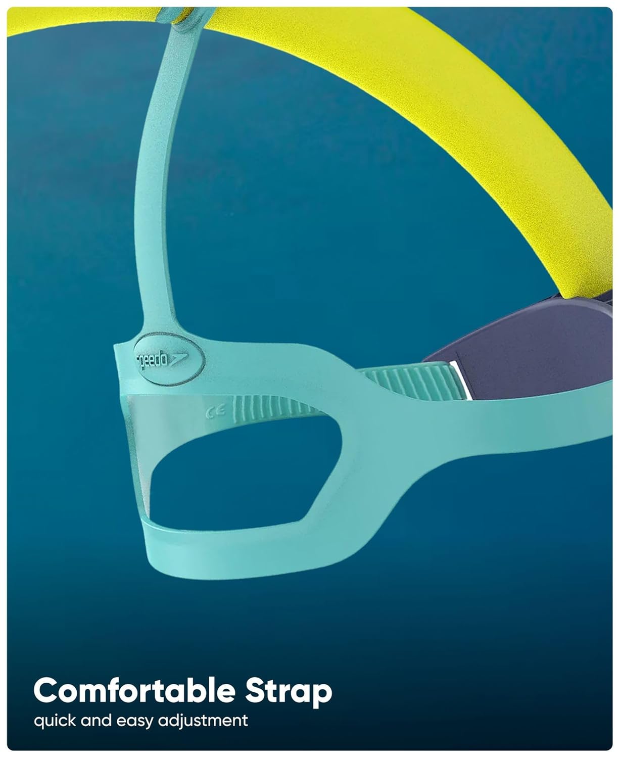 Speedo_Unisex_Junior_Centre_Head_Snorkel_Yellow_Strap_Comfort_InstaSport