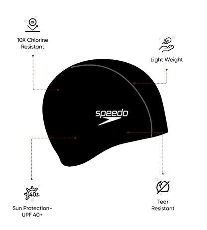 Speedo_Unisex_Junior_Logo_Endurance_Swimming_Cap_Assorted_Black_InstaSport