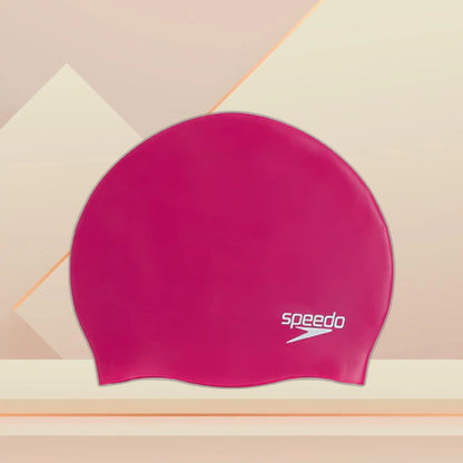 Speedo_Unisex_Moulded_Silicone_Swimming_Cap_Purple_Main_InstaSport