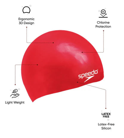 Speedo_Unixes_Junior_Moulded_Silicone_Chlorine_Resistant_Swimming_Caps_Red_Info2_InstaSport