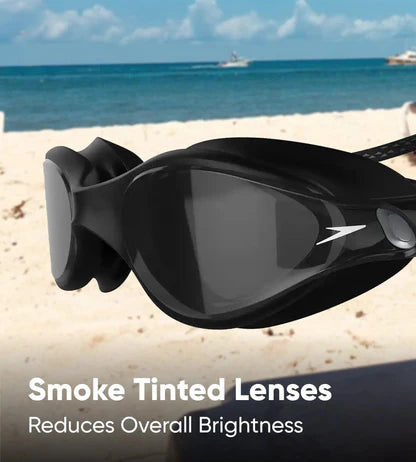 Speedo_Vue_Smoke_Lens_Adult_Swimming_Goggles_Black_Silver_Creative_InstaSport