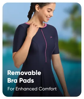 Speedo_Womens_EnduraFlex_ClosedBack_Sleeved_Swimdress_Removable_Pads_InstaSport