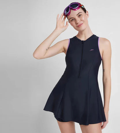 Speedo_Womens_Endurance10_ClosedBack_Swimdress_Boyleg_Navy_Main_InstaSport