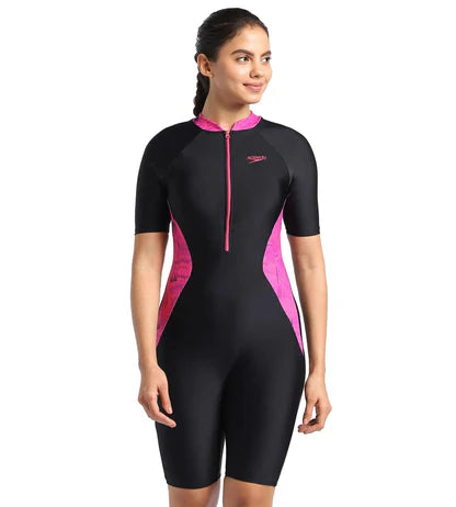 Speedo_Womens_Endurance10_Essential_Panel_Printed_Kneesuit_Swimwear_Side_InstaSport