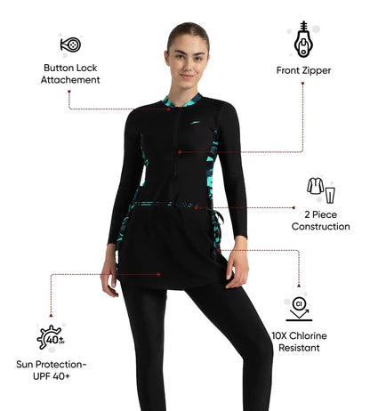 Speedo_Womens_Endurance10_Two_Piece_Closedback_Fullbody_Swimming_Suit_Black_Info_InstaSport