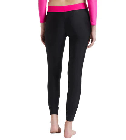 Speedo_Womens_Endurance_10_Solid_Contrast_Leggings_Black_Back_InstaSport