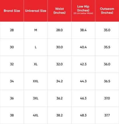 Speedo_Womens_Endurance_10_Solid_Contrast_Leggings_Size_Chart_InstaSport
