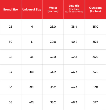 Speedo_Womens_Endurance_10_Solid_Contrast_Leggings_Size_Chart_InstaSport