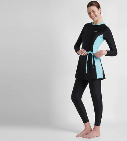 Speedo_Womens_Endurance_10_Two_Piece_Full_Body_Swimming_Suit_Marine_Blue_Main_InstaSport