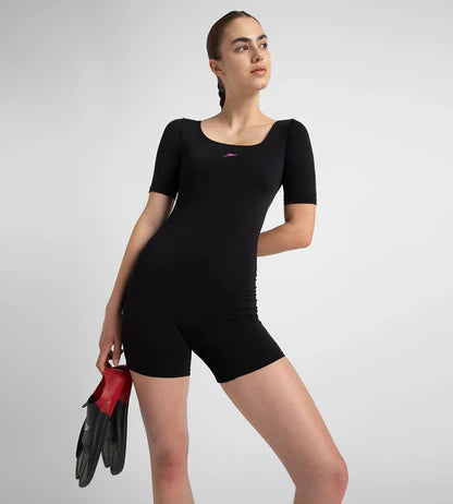 Speedo_Womens_Endurance_Sleeved_Myrtle_U_Back_Legsuit_Black_Main_InstaSport