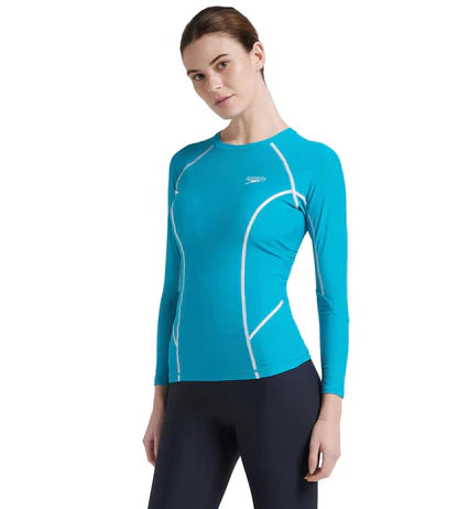 Speedo_Womens_Endurance_Solid_Long_Sleeve_Swimming_Suntop_Right_InstaSport