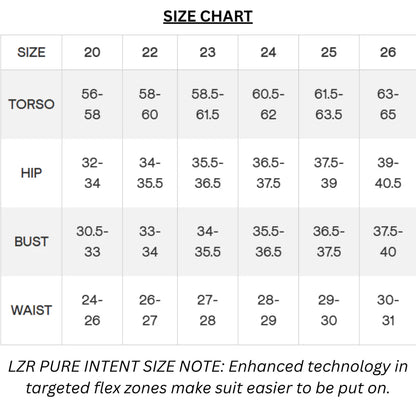 Speedo_Womens_Fastskin_LZR_Pure_Valor_2.0_Open_Back_KneeSkin_SwimSuite_Size_Chart_InstaSport