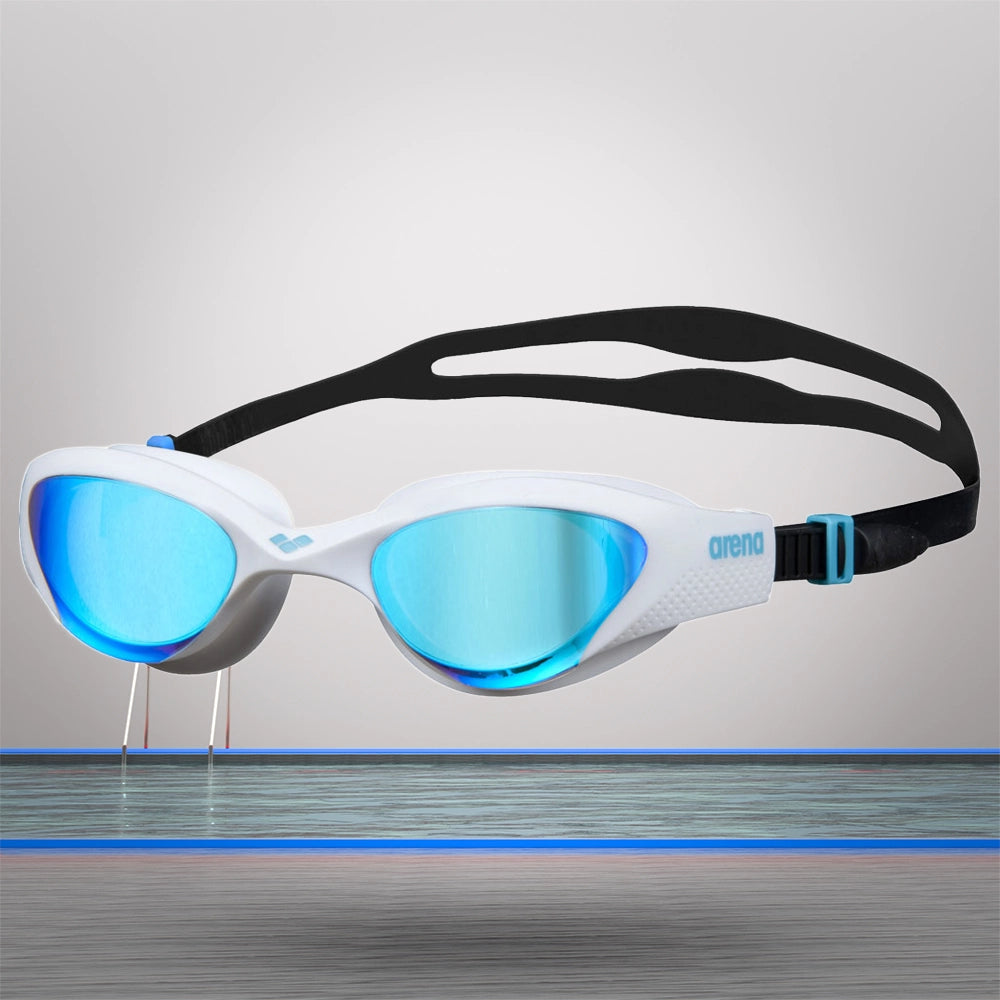 Arena The One Mirror Training Swimming Goggles - Blue - InstaSport