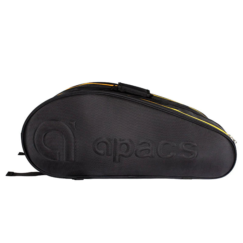 Apacs Triple Zipper (2811 - T) Badminton Kitbag - Black