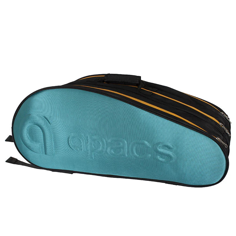 Apacs Triple Zipper (2811 - T) Badminton Kitbag - Turquoise