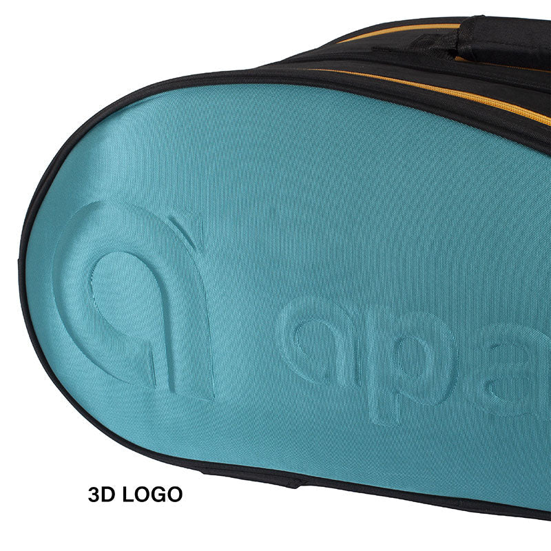 Apacs Triple Zipper (2811 - T) Badminton Kitbag - Turquoise