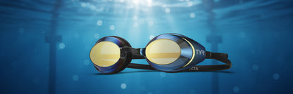 TYR_Vecta_Racing_Mirrored_Swimming_Goggles_Gold_Black_Main_InstaSport