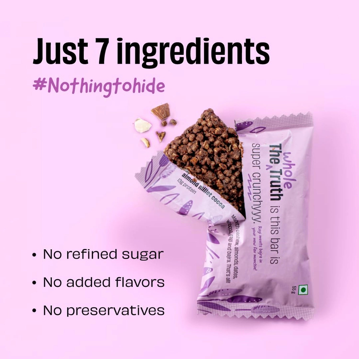 The_Whole_Truth_ProteinBars_AlmondMilletCocoa_Ingredients_Instasport