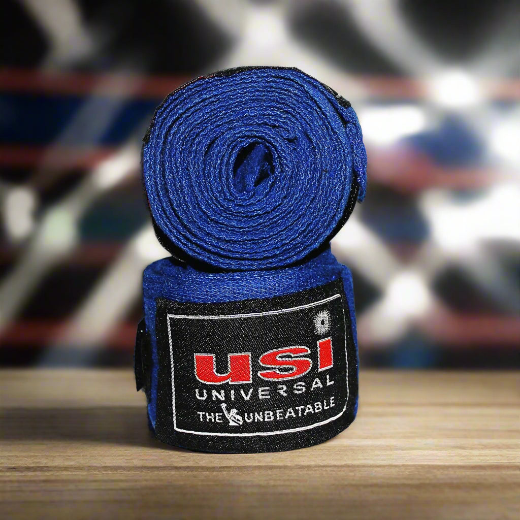 USI_Universal_Boxing_Cotton_Hand_Wrap_Blue_Rolled_Instasport