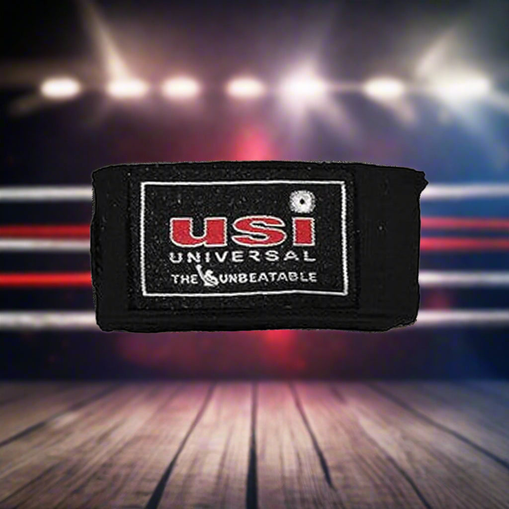 USI_Universal_Boxing_Cotton_Hand_Wrap_Front_Black