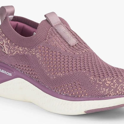 ABROS Women's Pearl Sports Shoes/Sneakers - Mauve/Peach