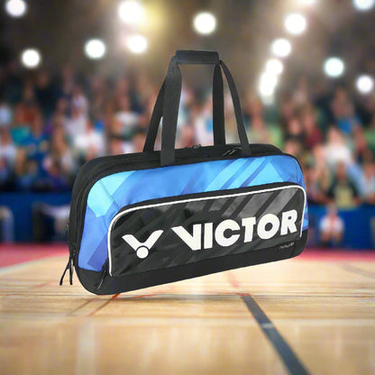 VICTOR_BR9613_CJ_Badminton_Bag_Blue_Front_Instasport