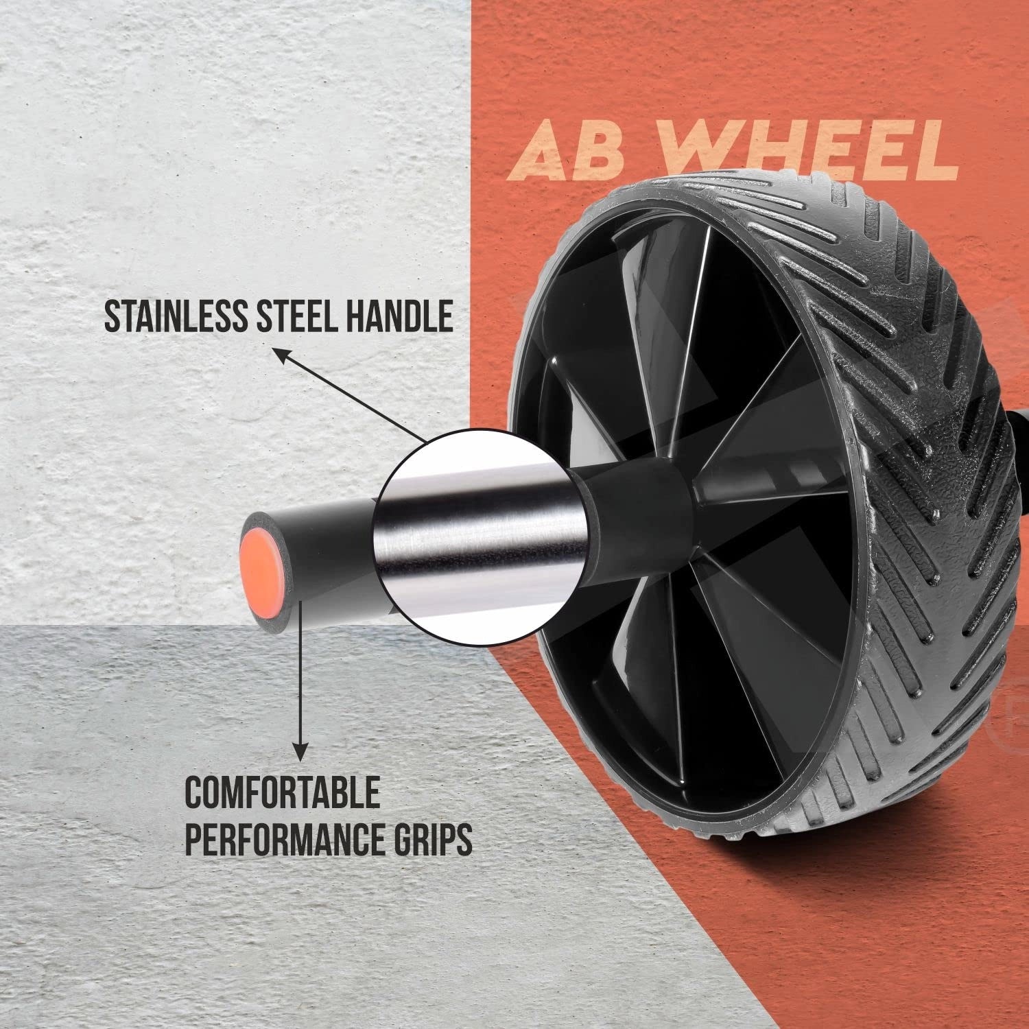 VectorX_Broad_Exercise_Wheel_stainless_steel_Instasport