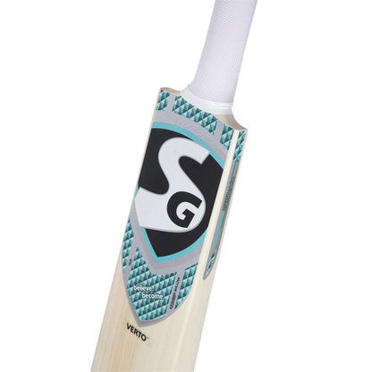 SG Verto Premium Kashmir Willow traditional shaped Cricket Bat (Leather Ball) -SH - InstaSport