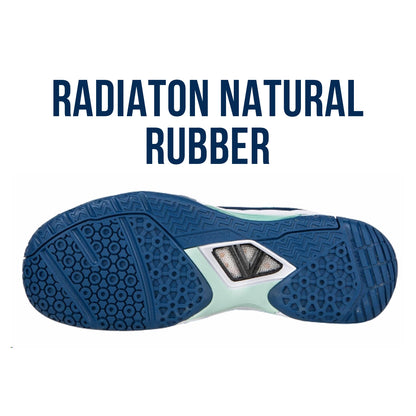 Victor A830 IV Badminton Shoes - Blue/White