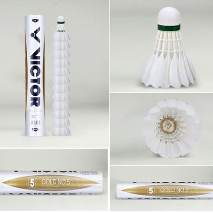 Victor_Gold_No.5_Feather_Badminton_Shuttlecock_Specview_Instasport