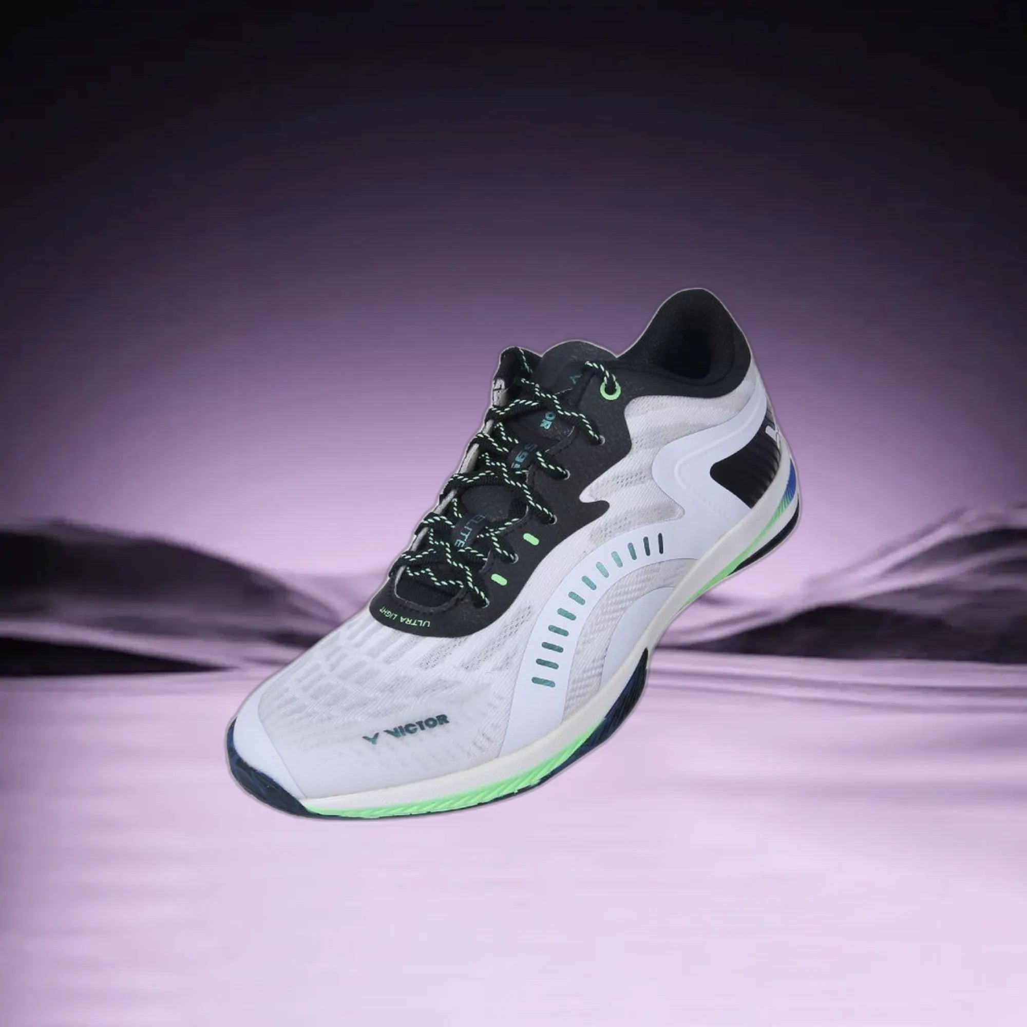 Victor S99 Elite AC Badminton Shoes - White/ Black