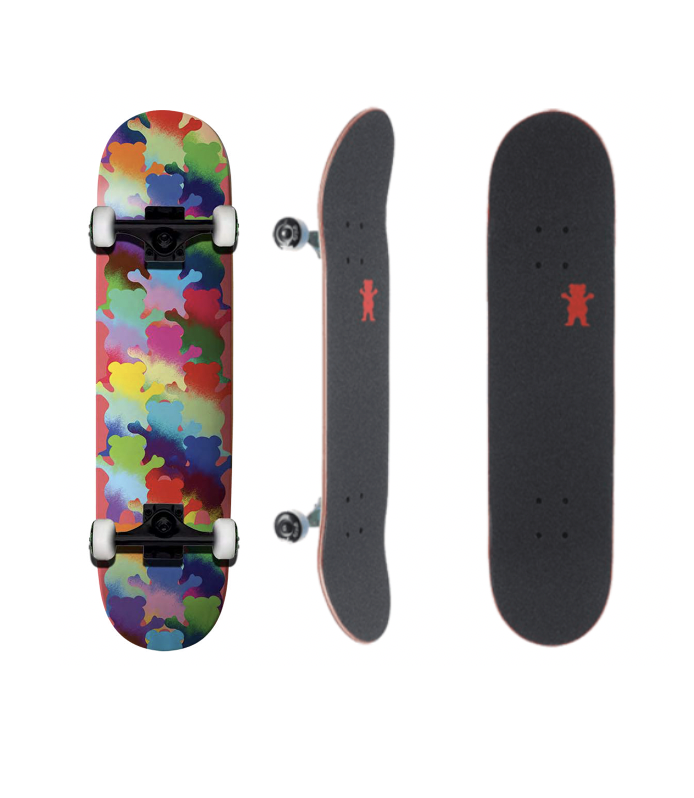 GRIZZLY COMPLETE SKATEBOARDS 7.375" To 8.25"-FULL SPECTRUM GMC2210H02 | Multi