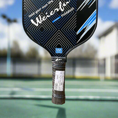 Weierfu_Graphite_Face_Platinum_Pickleball_Paddle_Set_Black_Handle_Instasport