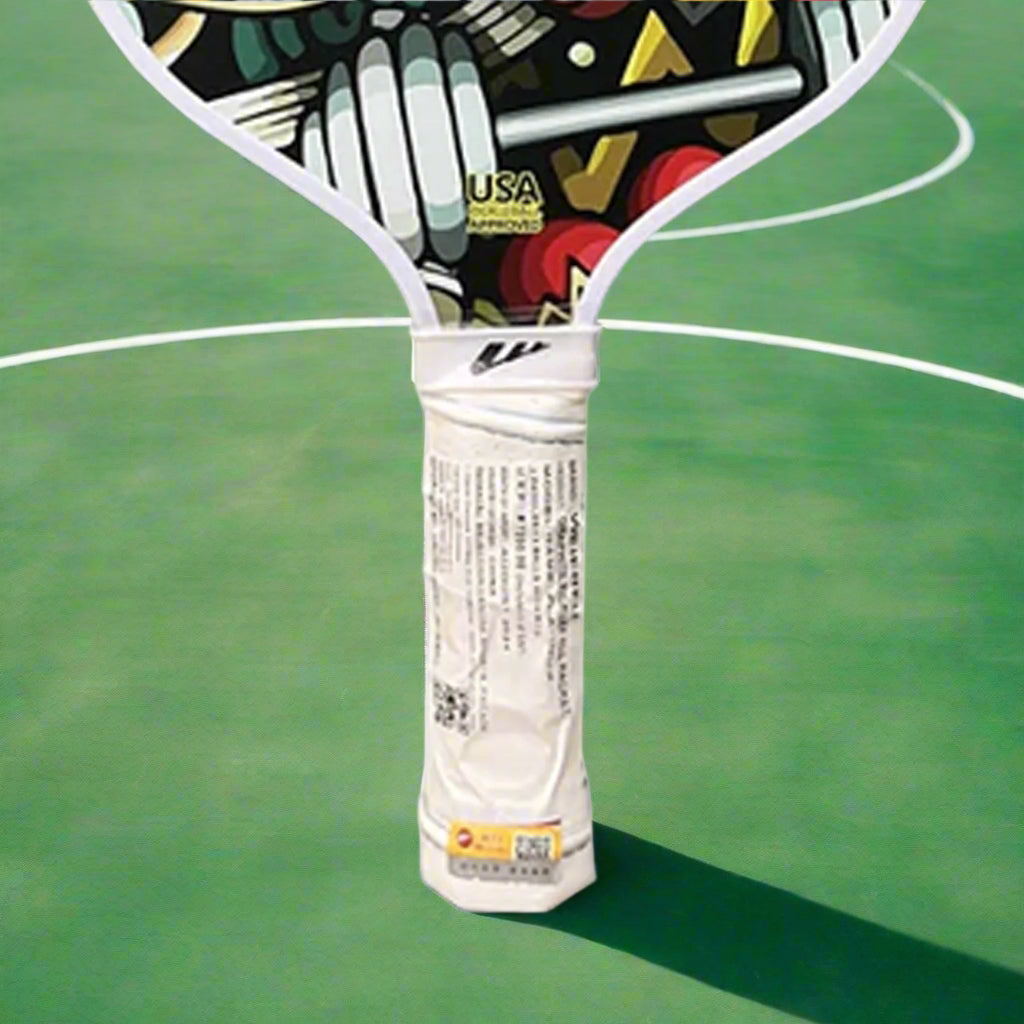 Weierfu_Graphite_Face_Platinum_Pickleball_Paddle_Set_Handle_Instasport