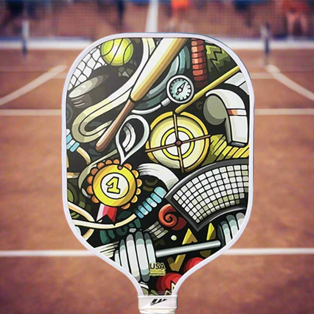 Weierfu_Graphite_Face_Platinum_Pickleball_Paddle_Set_Head_Instasport
