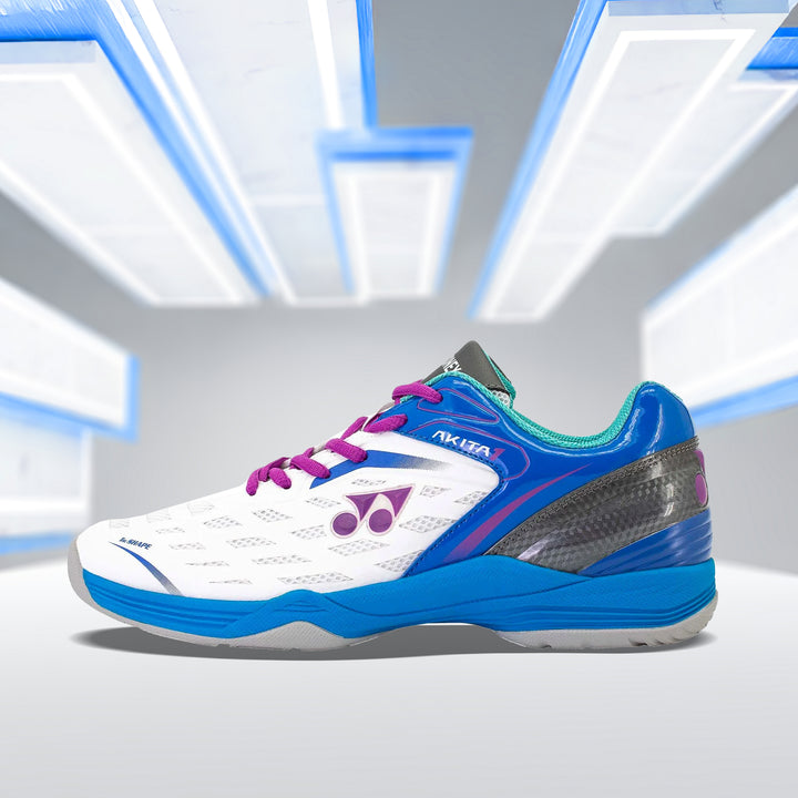 YONEX Akita Badminton Shoes (White/Midnight Obsidiant) - InstaSport