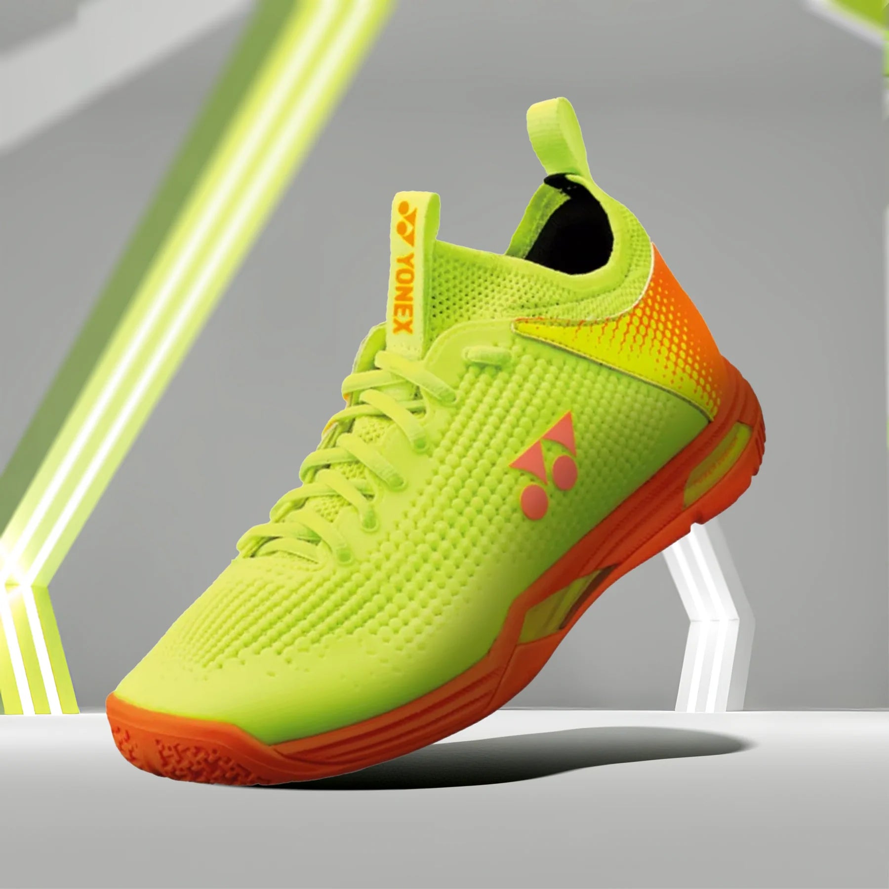 YONEX Eclipsion Z2 Wide (Acid Yellow) Badminton Shoes - InstaSport